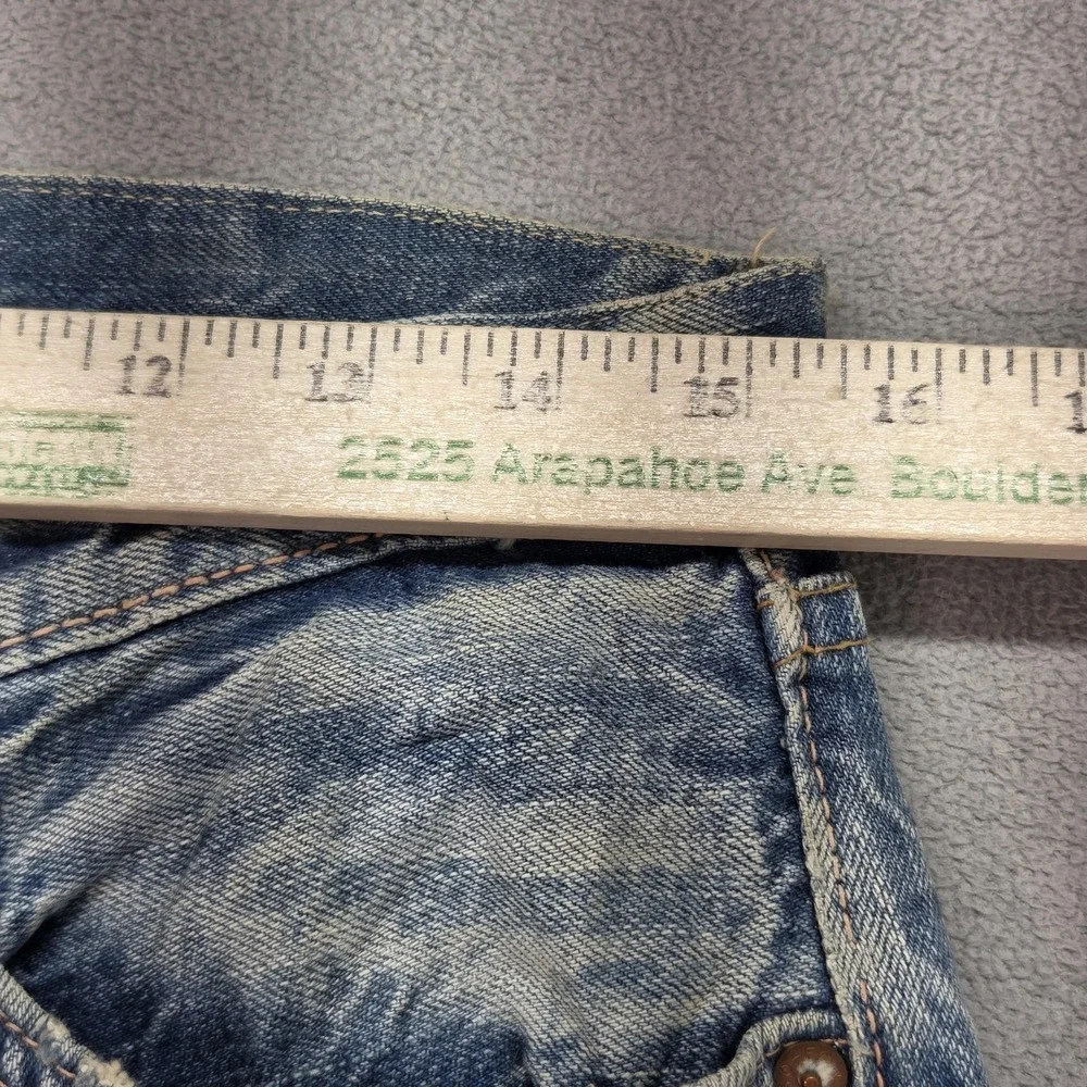 Fullcount Jeans Mens Blue Selvedge Thrashed Destroyed Fits 30x32